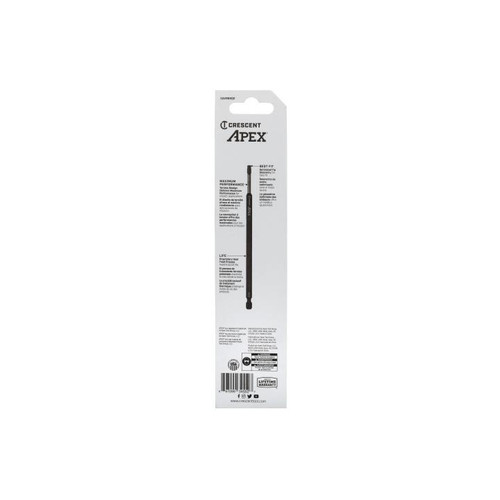 CRESCENT Set of 2 Square Vortex Impact Power Bit, PH2 x 6 in