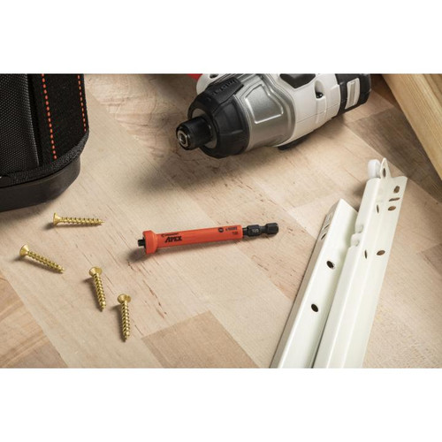 CRESCENT Set of 2 Torx U-Guard Covered Impact Power Bit with Ring Magnet, T25 x 3-1/2 in
