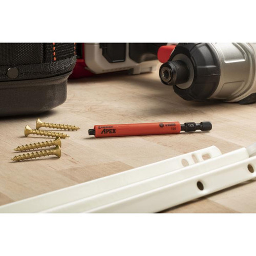 CRESCENT Set of 2 Torx U-Guard Covered Impact Power Bit, T25 x 3-1/2 in