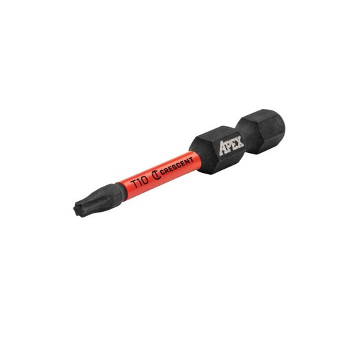CRESCENT Set of 2 Torx Vortex Impact Power Bit, T10 x 2 in