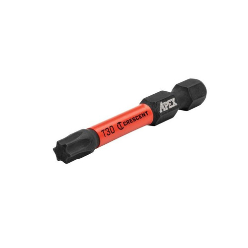 CRESCENT Set of 2 Torx Vortex Impact Power Bit, T30 x 2 in