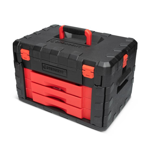 CRESCENT Set of 229 1/4 in, 3/8 in, 1/2 in Mechanics Hand Tool with 3-Drawer Storage Case