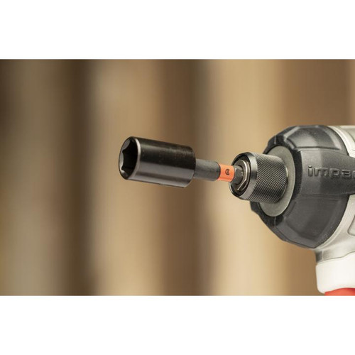 CRESCENT Set of 25 1/4 in Drive Vortex Impact Socket Adapter