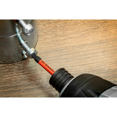 CRESCENT Set of 25 Square Vortex Impact Power Bit, PH3 x 2 in