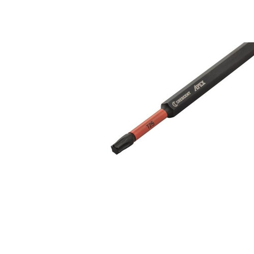 CRESCENT Set of 25 Torx Vortex Impact Power Bit, T25 x 6 in