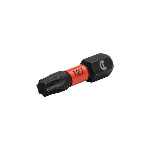 CRESCENT Set of 25 Torx Vortex Impact Power Bit, T27 x 1 in