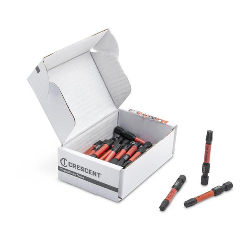 CRESCENT Set of 25 Torx Vortex Impact Power Bit, T30 x 2 in