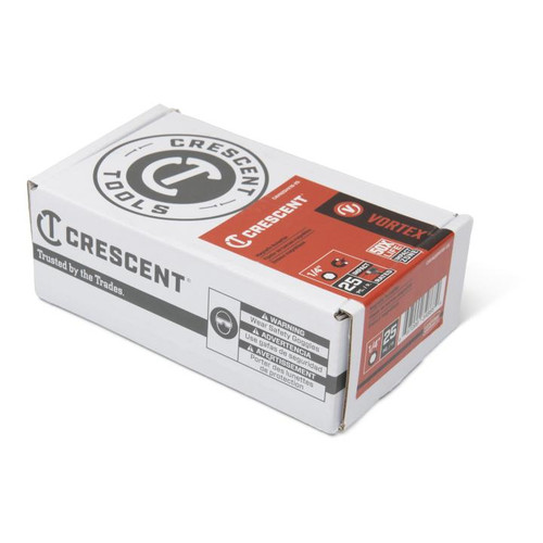 CRESCENT Set of 25 Vortex Magnetic Nutsetter, 1/4 in x 2-1/2 in