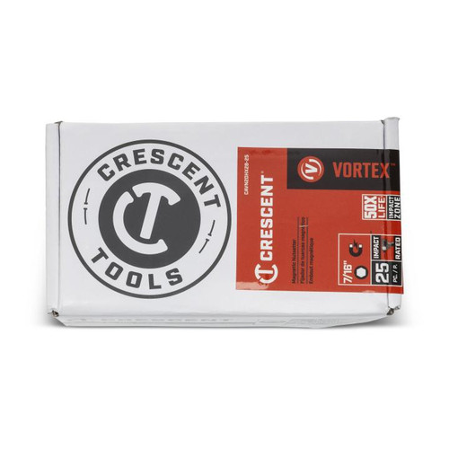 CRESCENT Set of 25 Vortex Magnetic Nutsetter, 7/16 in x 2-1/2 in