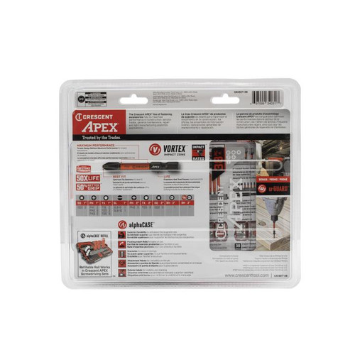 CRESCENT Set of 38 Vortex AlphaCase Fastener
