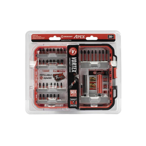 CRESCENT Set of 38 Vortex AlphaCase Fastener