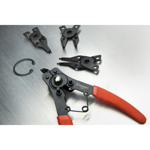 CRESCENT Set of 5 Combination Internal/External Snap Ring Pliers