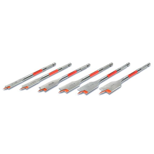 CRESCENT Set of 6 Flat Spade