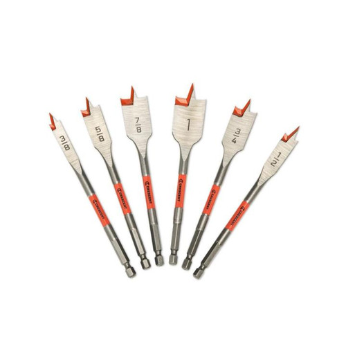 CRESCENT Set of 6 Flat Spade