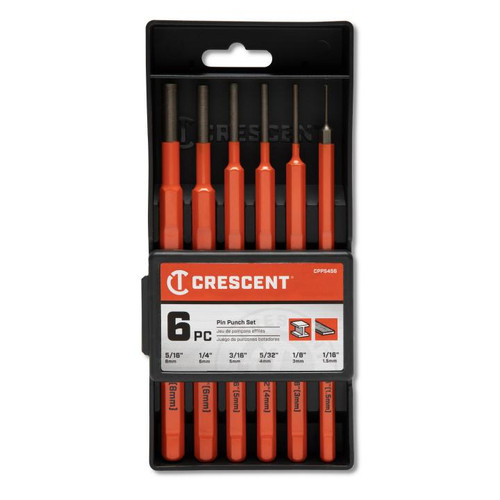 CRESCENT Set of 6 Pin Punch