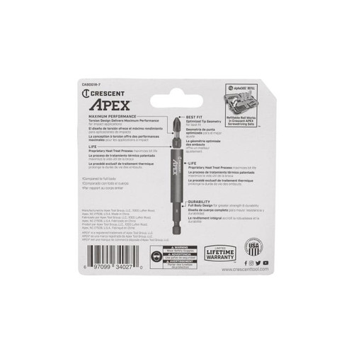 CRESCENT Set of 7 Vortex Bit and Finder Sleeve
