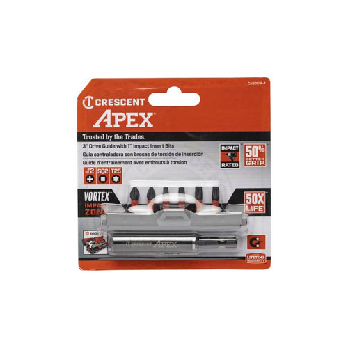 CRESCENT Set of 7 Vortex Bit and Finder Sleeve