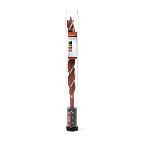CRESCENT Solid Auger Drill Bit, 1 in x 13 in