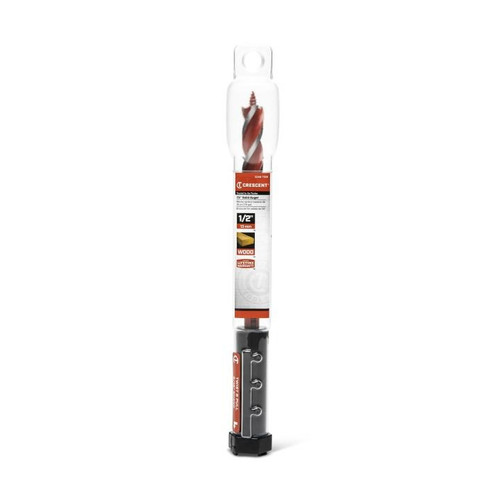 CRESCENT Solid Auger Drill Bit, 1/2 in x 7-1/2 in