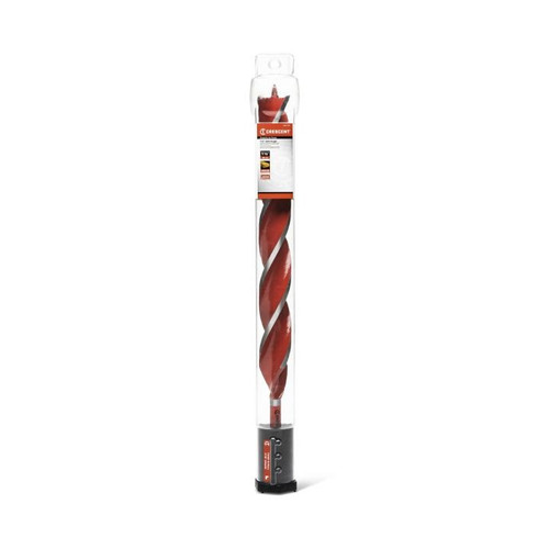 CRESCENT Solid Auger Drill Bit, 1-1/2 in x 17-1/2 in
