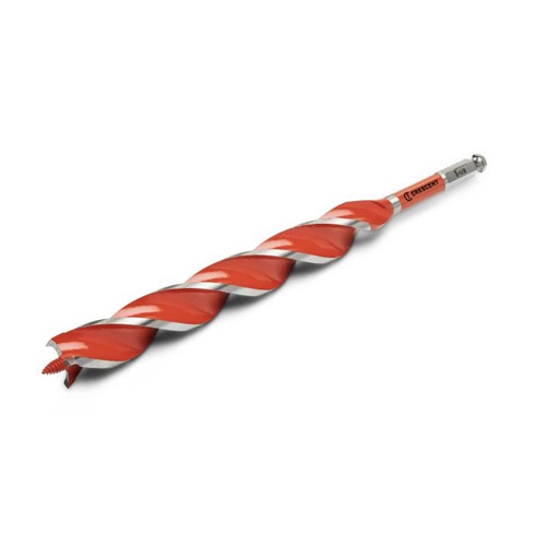 CRESCENT Solid Auger Drill Bit, 1-1/8 in x 13 in