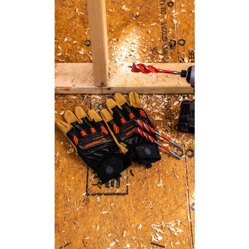 CRESCENT Solid Auger Drill Bit, 3/8 in x 7-1/2 in