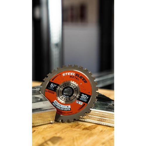 CRESCENT SteelSlicer Medium Metal Circular Saw Blade, 5-3/8 in x 30-Tooth