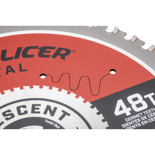 CRESCENT SteelSlicer Medium Metal Circular Saw Blade, 7-1/4 in x 48-Tooth