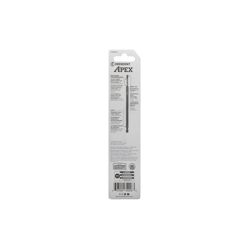 CRESCENT Torx Vortex Impact Power Bit, T25 x 6 in