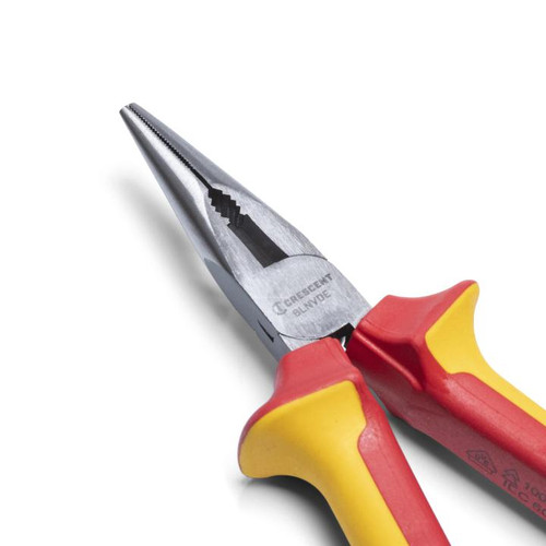 CRESCENT VDE Insulated Long Nose Plier, 6 in