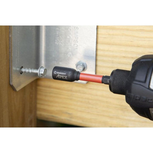 CRESCENT Vortex Magnetic Nutsetter, 1/4 in x 2-1/2 in