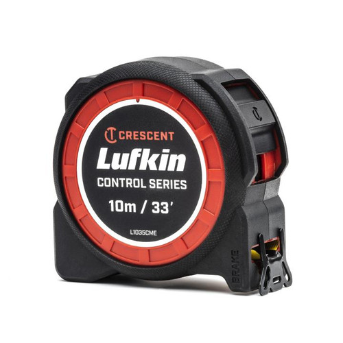 LUFKIN 1-3/16 in x 33 ft Control Series Yellow Clad Tape Measure