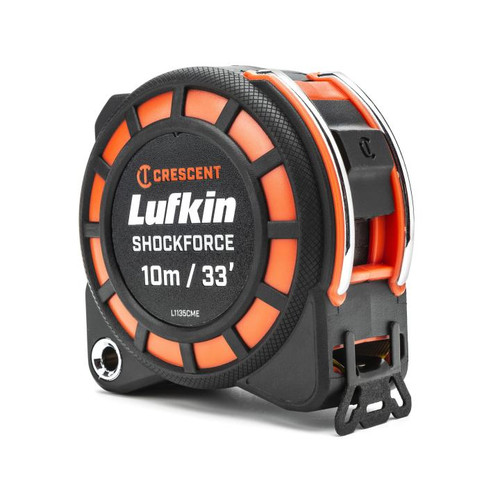 LUFKIN 1-3/16 in x 33 ft Shockforce G1 Dual Sided Tape Measure