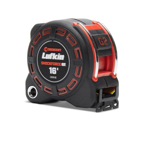 LUFKIN 1-1/4 in x 16 ft Shockforce G2 Tape Measure, 7.3 in