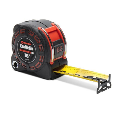 LUFKIN 1-1/4 in x 16 ft Shockforce G2 Tape Measure, 7.3 in
