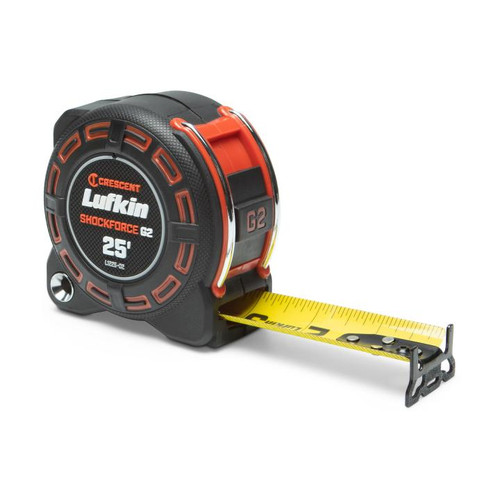 LUFKIN 1-1/4 in x 25 ft Shockforce G2 Tape Measure