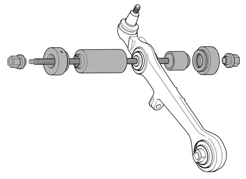 Gedore 2694468 Pull Spindle, Mechanical, M20, 395mm