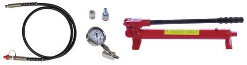 Gedore 2478641 Hydraulic Hand Pump with Pressure Gauge, 17T