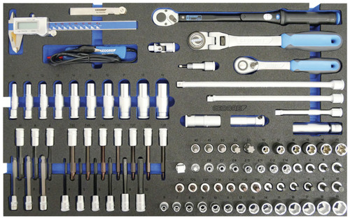 Gedore 3421147 Blue Tool Trolley, Car, 9-Drawer