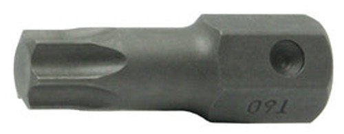 Koken 16mm Hex Drive Bit, Torx T50, Length 50mm