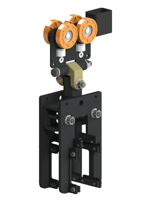 Knight Global Low Profile Rotating End Truck for RAD7510 Rail