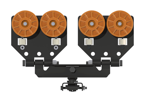 Knight Global Single or Dual Bridge End Truck, Capacity 3000 lbs