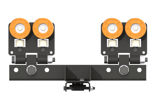 Knight Global Single or Dual Bridge Low Profile Rigid End Truck, Capacity 1600 lbs