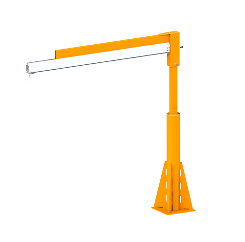 Knight Global Low Profile Jib Cranes, Capacity 865 lbs, 9 ft Rail Under Clearance