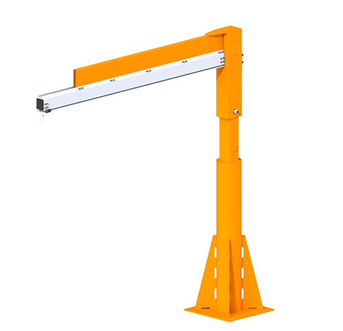 Knight Global Low Profile Jib Cranes, Capacity 2030 lbs, 8 ft Rail Under Clearance