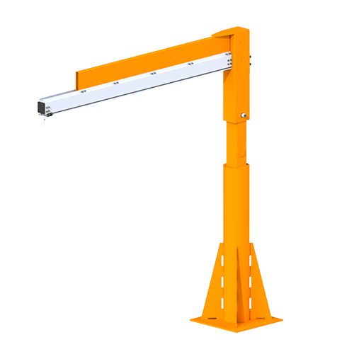 Knight Global Low Profile Jib Cranes, Capacity 2030 lbs, 9 ft Rail Under Clearance