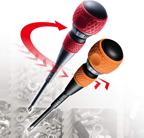 Vessel Tools Set of 5 Ball Grip Ratchet Screwdriver