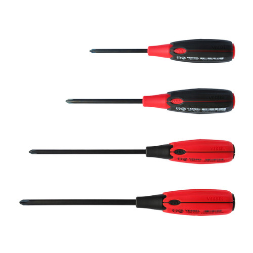Vessel Tools Set of 4 Super Cushion JIS Screwdriver