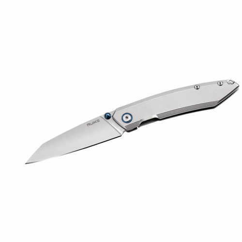 Fenix Ruike Silver Folding Knife, Blade Length 3.4 in