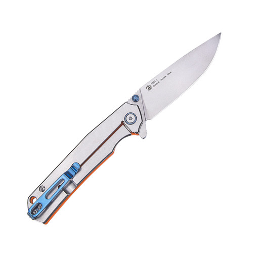 Fenix Ruike Orange and Silver Folding Knife
